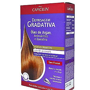 Kit Defrisante Gradativa Capicilin Óleo - Casa Vieira