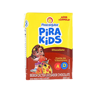 Bebida Láctea Pirakids Chocolate 200ml