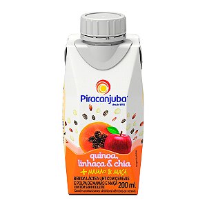 Bebida Láctea Piracanjuba Mamão E Maçã200ml