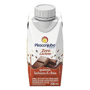 Bebida Láctea Piracanjuba 200ml Zero Lactose Linhaça