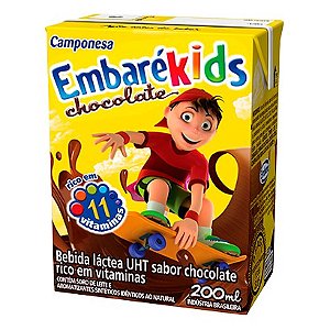 Bebida Embaré Kids Chocolate 200ml