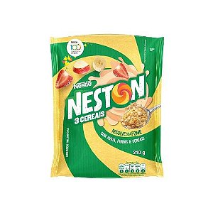 Neston Nestlé 3 Cereais Sachê 210g