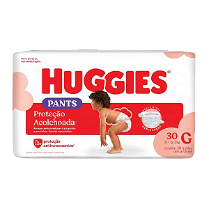 Fralda Huggies Roupinha Mega G Com 30