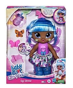 Boneca Baby Alive - Glo Pixies - Gigi Glimmer - Hasbro