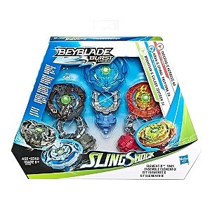 Beyblade Burst Slingshock - Multipack Element-X - Hasbro