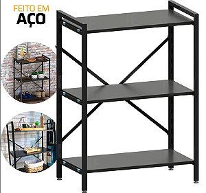 Estante Dicarlo Preta