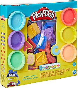 Conjunto Hasbro Play-Doh Massinha Letras