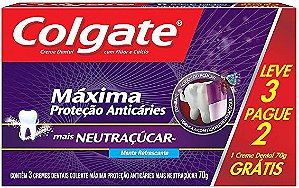 Creme Dental Colgate Leve 3 Pague 2 Neutraçúcar 70g