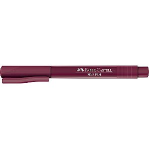 Caneta Faber Castell Fine Pen 0.4 Vinho