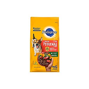 Ração Pedigree Raça Pequena Carne/Vegetal 900g