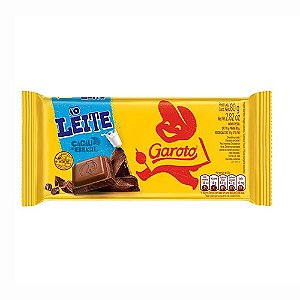 Barra De Chocolate Garoto Chocolate Ao Leite 80g