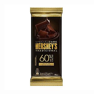Barra De Chocolate Hersheys 60% Cacau Tradicional 85g