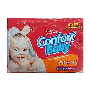 Fralda Descartável Megafral Confort Baby c/50 Extra Grande