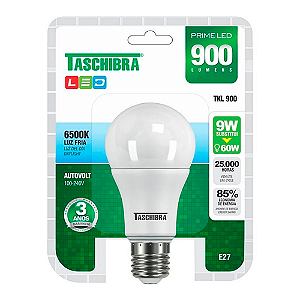 Lâmpada LED Taschibra TKL 60 9W 6500K