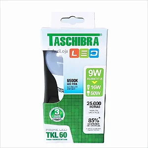 Lâmpada LED Taschibra TKL 60 9W 6500K
