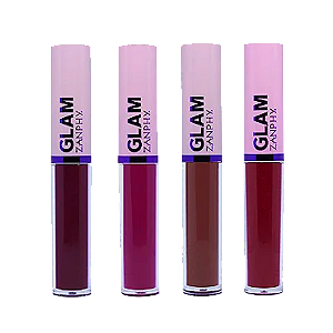 Batom Líquido Glam Zanphy 4mL 02 Arrasa