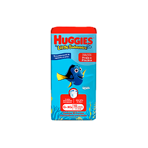 Fralda Huggies G-XG para Piscina