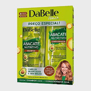 KIT DABELLE SHAMPOO 250ML + CONDICIONADOR 175ML ABACATE