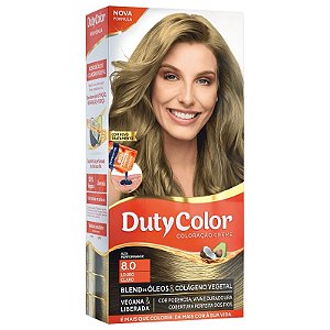 Kit coloração duty Color 8.0 Louro claro