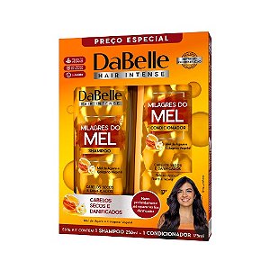 KIT DABELLE SHAMPOO 250ML + CONDICIONADOR 175ML MEL