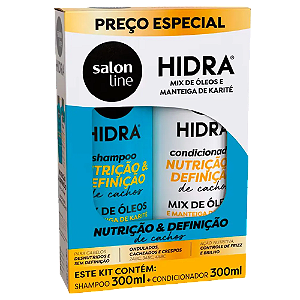 Kit Salon Line Shampoo + Condicionador Hidra 300ml