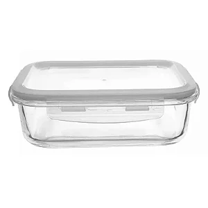 Pote Lyor Hermético De Vidro Com Tampa 1L