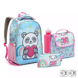 Kit Mochila Seanite com 5 peças