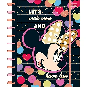 Caderno Inteligente Tilidisco 10 Matérias Minnie 160 Folhas