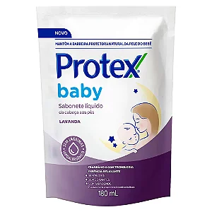 Sabonete Líquido Protex Baby Lavanda Refil 180ml