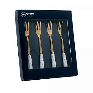 Conjunto de Garfos Rojemac ¿ 4 Peças em Aço Inox