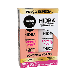 Kit Shampoo + Condicionador Salon Line Hidra (300 ml cada)