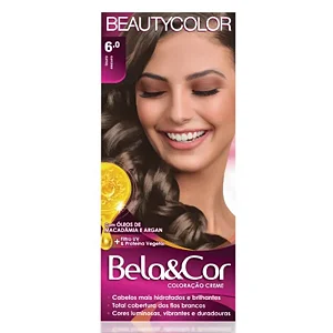 Tintura Bela & Cor Kit 6.0 Louro Escuro