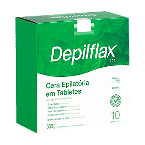 Cera Quente Depilflax Hortelã 500G