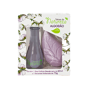 Estojo Seivas Da Natureza Deo Colônia 60ml + Sabonete Algodão
