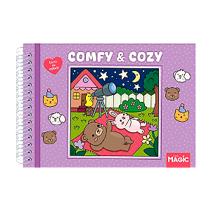 Livro Magic Kids Comfy Cozy Purple