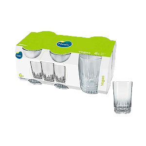 Conjunto De Copos Nadir Com 6 2052 Suco Vegas 240ML