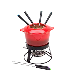 Fondue Rojemac 10 Peças Vermelho