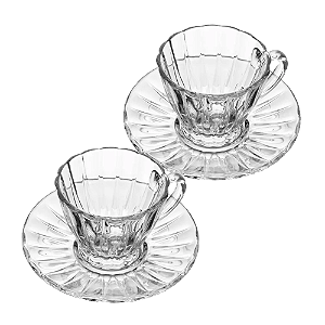 Conjunto De Xícara Para Chá Lyor Com 2 180ml