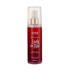 Body Splash Kiss Lady In Red 200ml