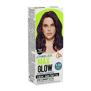 Coloração Max Glow Sem Amônia 5.26 Marsala