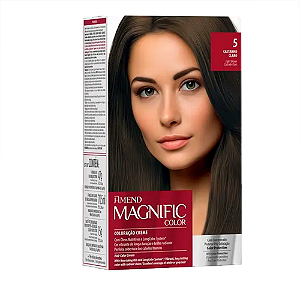 Kit Coloração Creme Amend Magnific 5 Castanho Claro