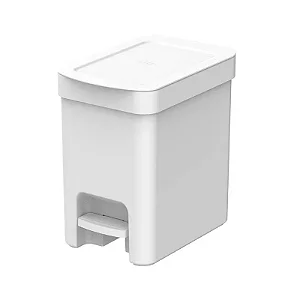 Lixeira OU Trium Branco Fosco 6L