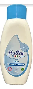 Talco Halley Baby Infantil Cheirinho de Bebê Azul 200G