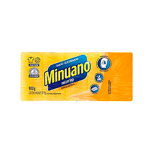 Sabão Em Barra Minuano Com 5 Glicerinado 900G