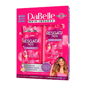 Kit Dabelle Shampoo 250ml + Condicionador 175ml Resgata Fios