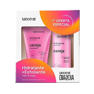Kit Labotrat Hidratante 190ML + Esfoliante 150G Cereja