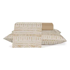 Jogo De Cama Teka 140X220 3 Peças Crystal Estampado