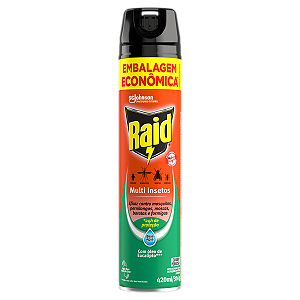 Inseticida Aero Raid L+P- Multi Insetos Eucalipto 420ml