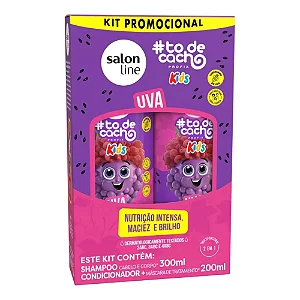 Kit Salon Line Shampoo 300ML + Condicionador 200ML Uva