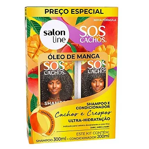 Kit Salon Line Shampoo 300ML + Condicionador 200ML Óleo de Manga